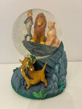 Disney Green and Black Music Base Snow Globe (Circle of Life)